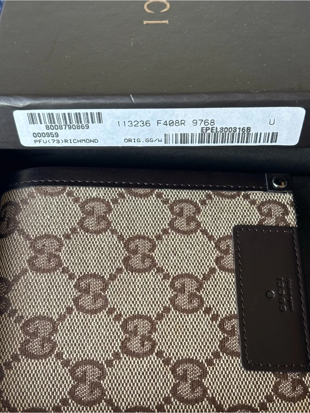 Gucci gg monogram